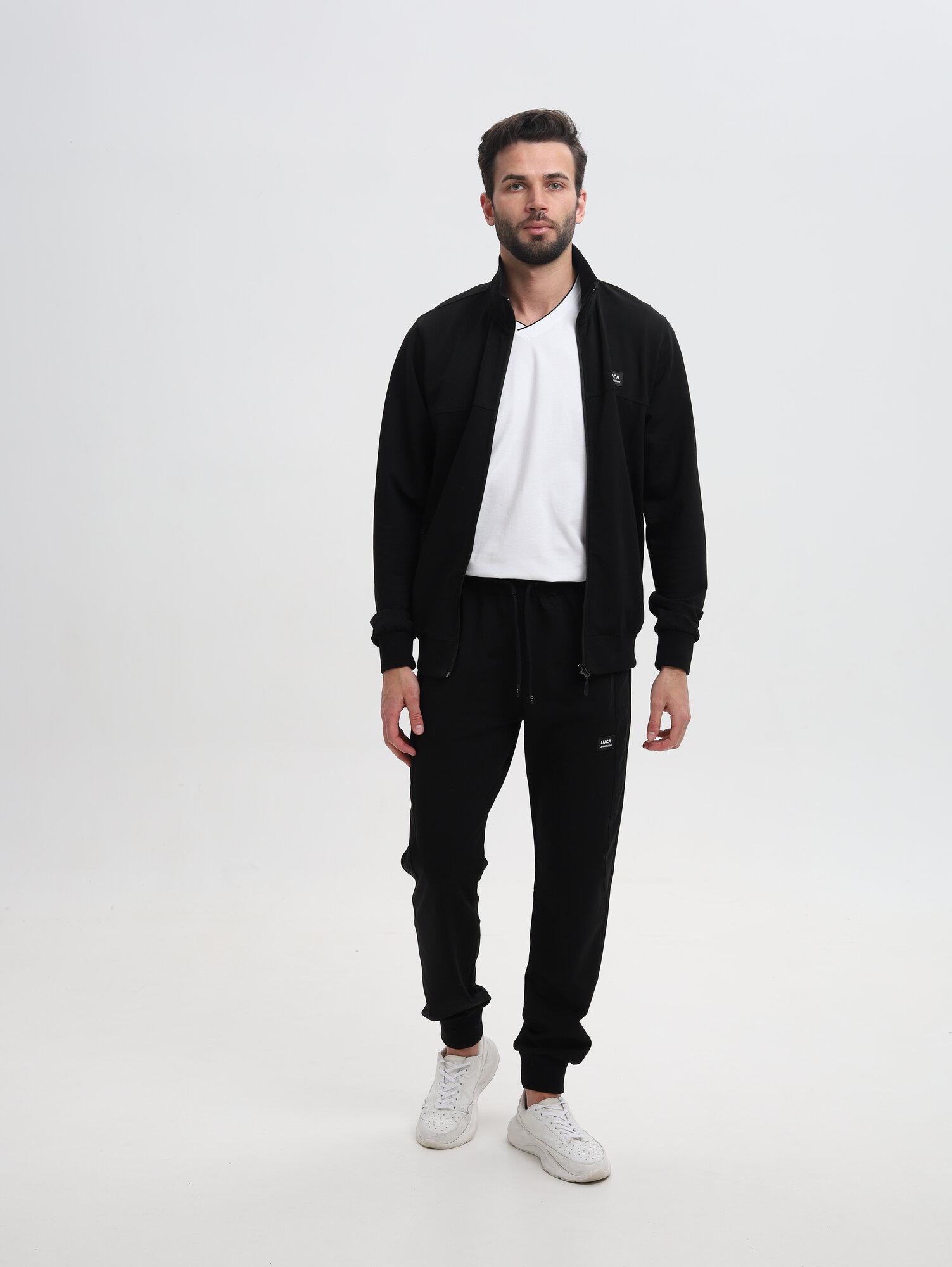 Костюм спортивный Luca Cannizzaro размер 52 черный