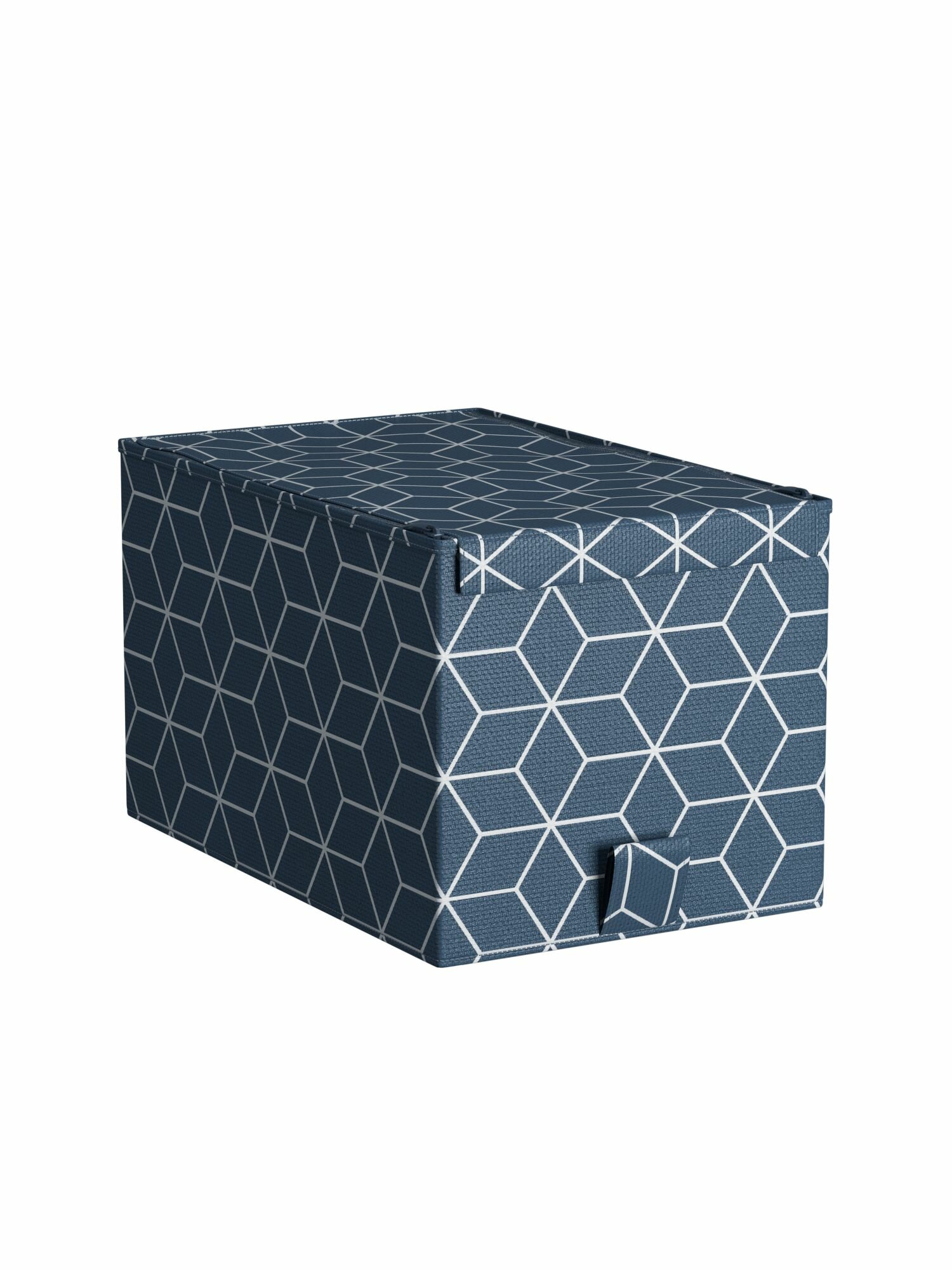 Короб для хранения Spaceo 18x16.5x28 см полиэстер цвет синий
