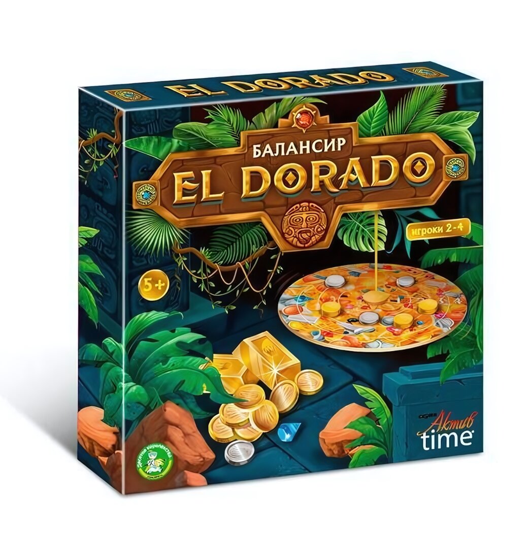 Настольная игра «Эльдорадо» для 2-4 игроков 5+, дерево и текстиль, тренировка координации и логики