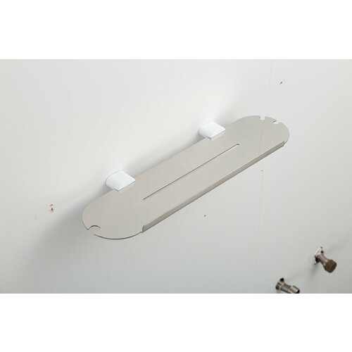 Настенная полка для ванной Gappo G30907-8 нержавеющая сталь цвет белыйхром 4580₽