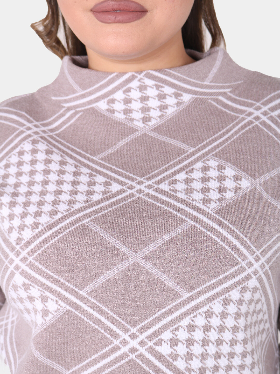 Свитер размер One Size, , бежевый — фото 1