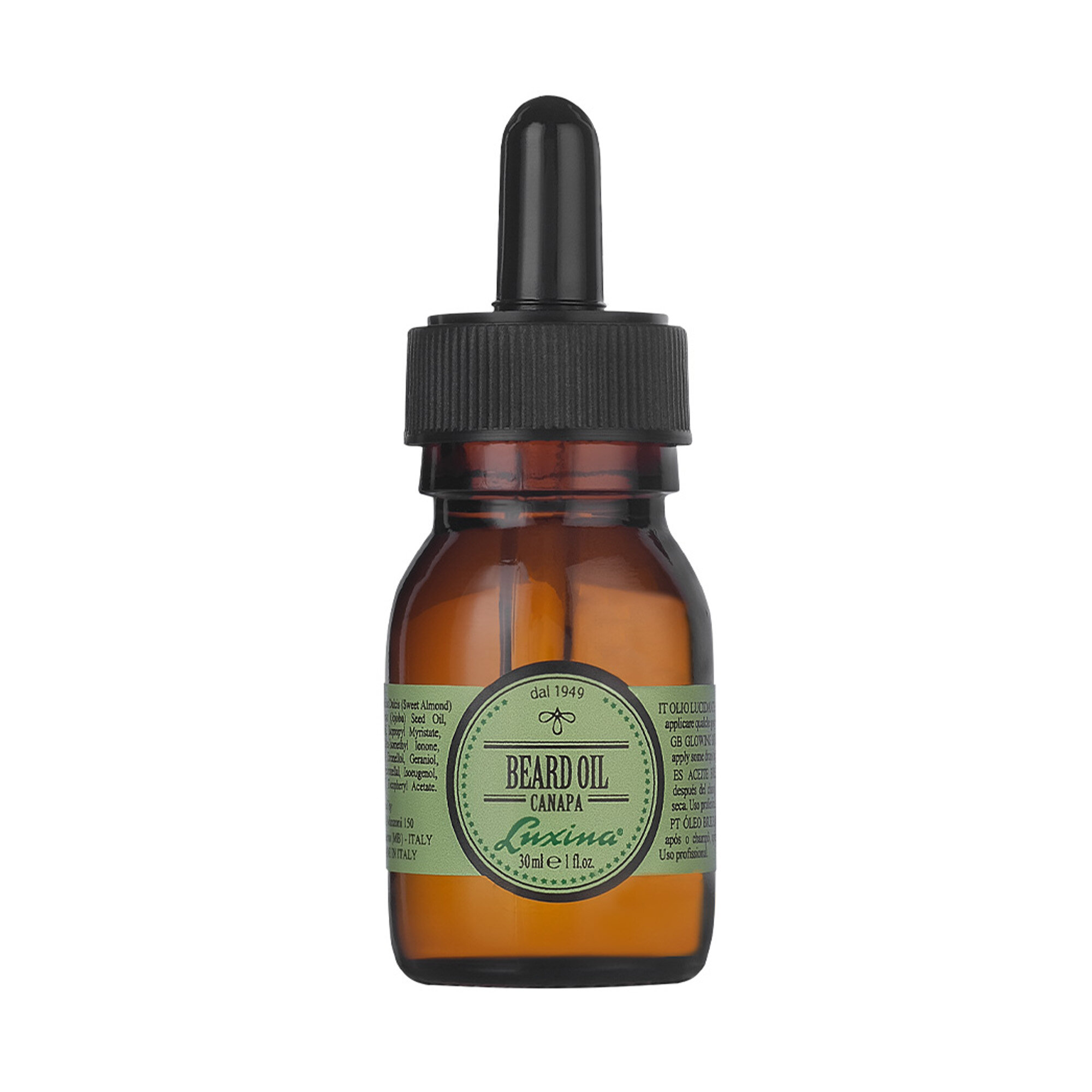 Масло для бороды с экстрактом конопли Luxina Beard Oil Canapa, 30 мл