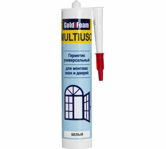 Герметик Goldi Foam MULTIUSO акриловый белый