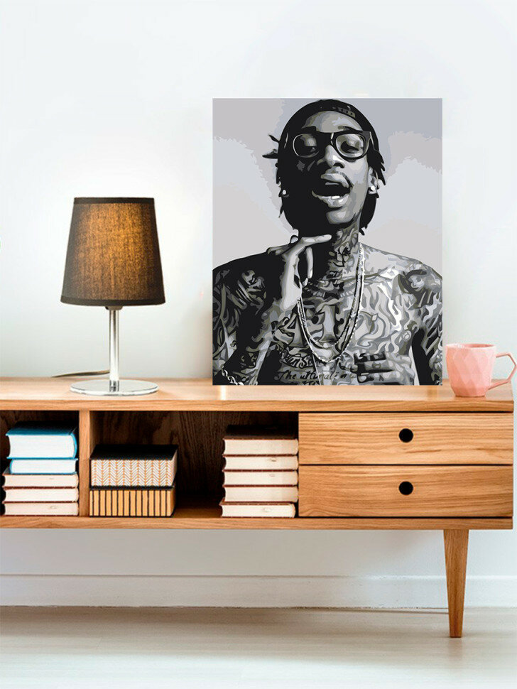 Картина по номерам "Парень с тату" — фото 1