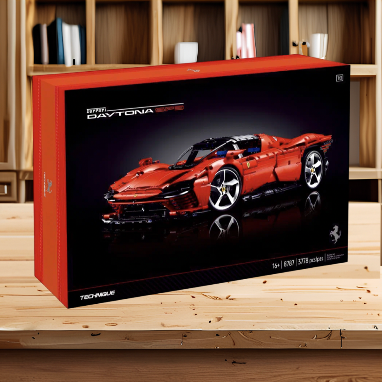 Конструктор Спорткар Ferrari Daytona SP3 - 3778 деталей/совместим с Lego Technic — фото 1