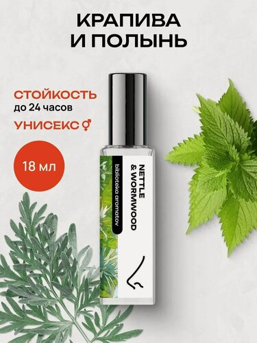 Изображение товара Библиотека ароматов Крапива и полынь Парфюмерная вода женская мужская унисекс 18 мл