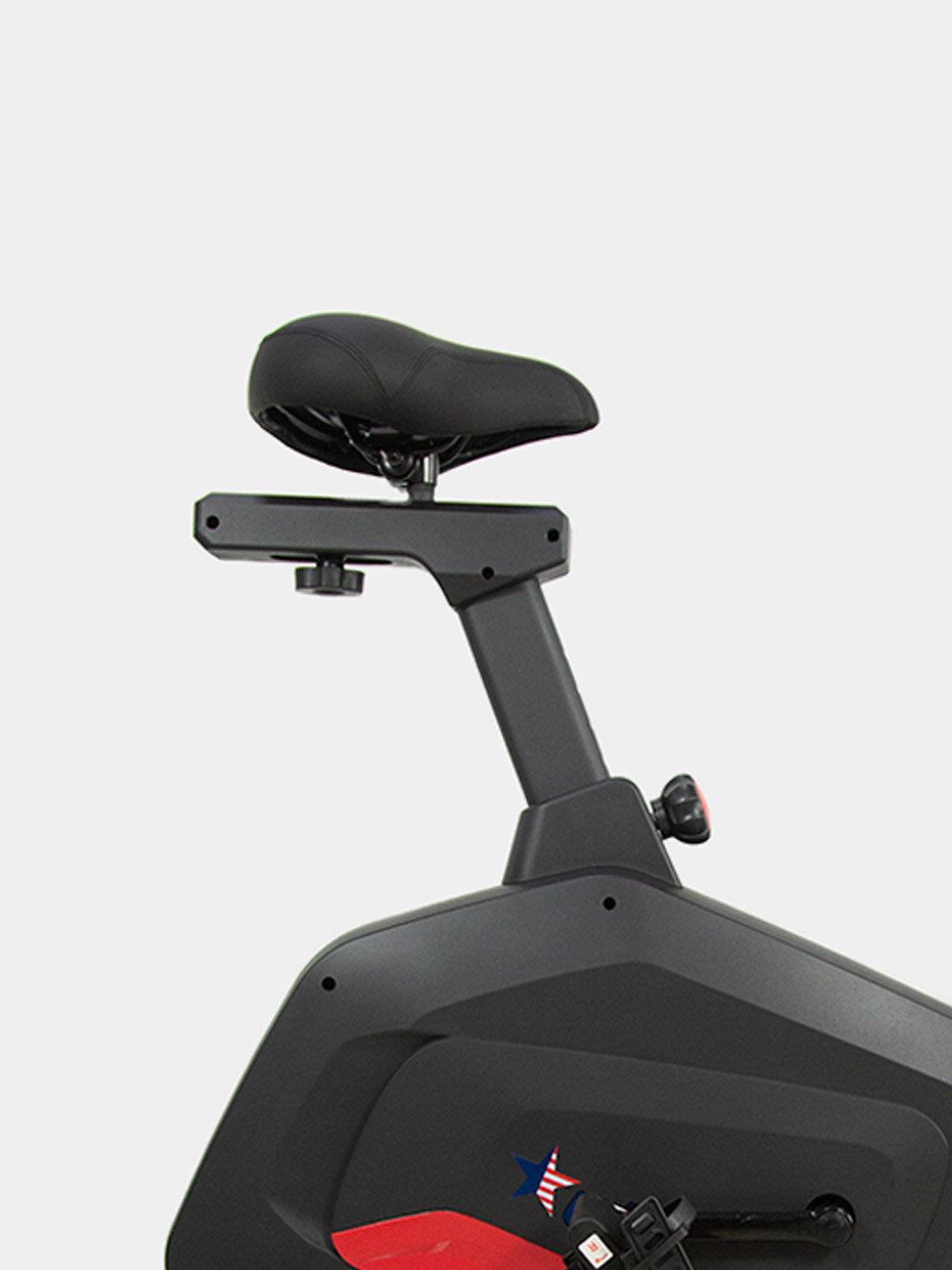 Велотренажер General Fitness GF-GQ7700, регулируемое сидение, транспортировочные колеса, черный — фото 1