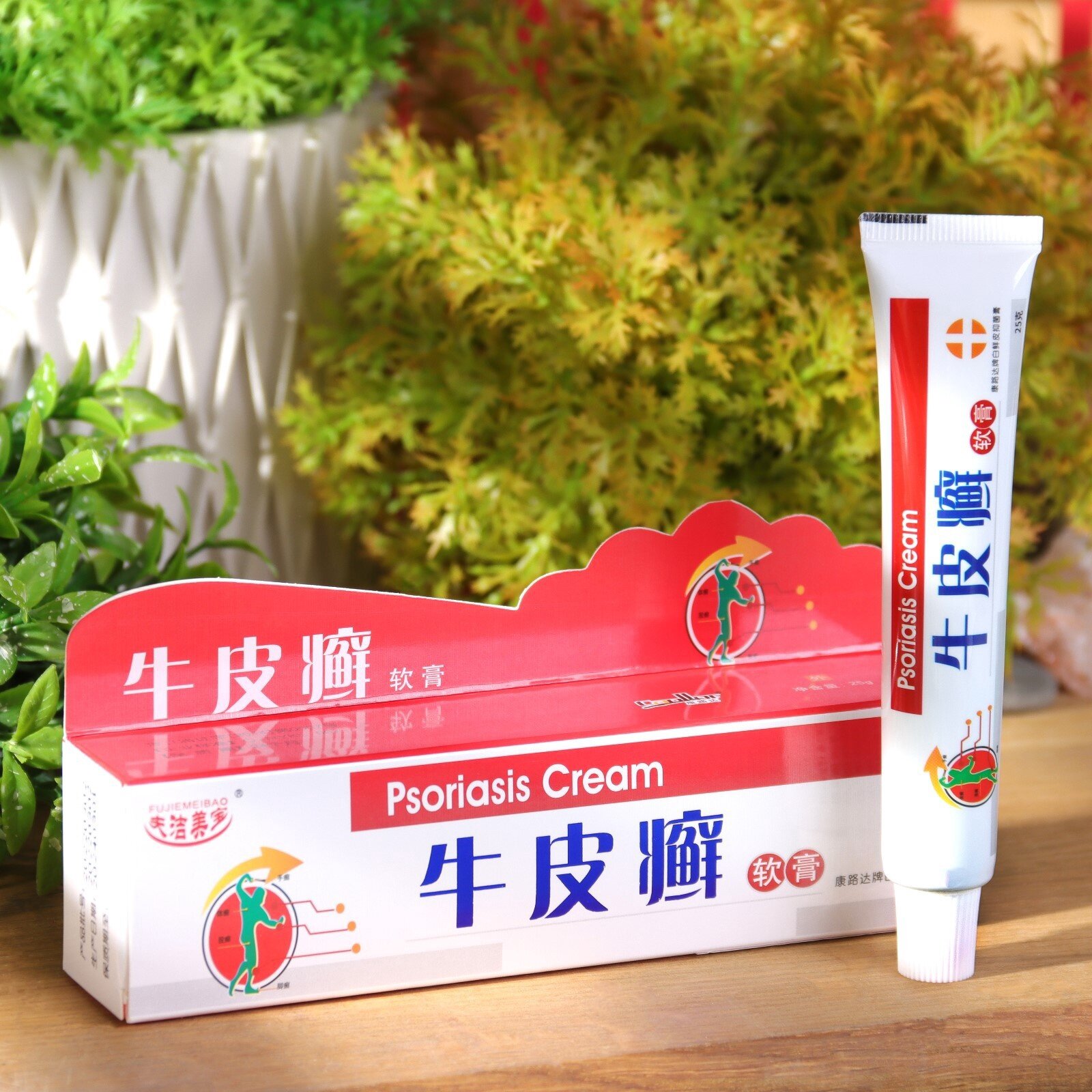 Изображение Китайскиая мазь Psoriasis Cream, противогрибковая, в тубе, 25 гр