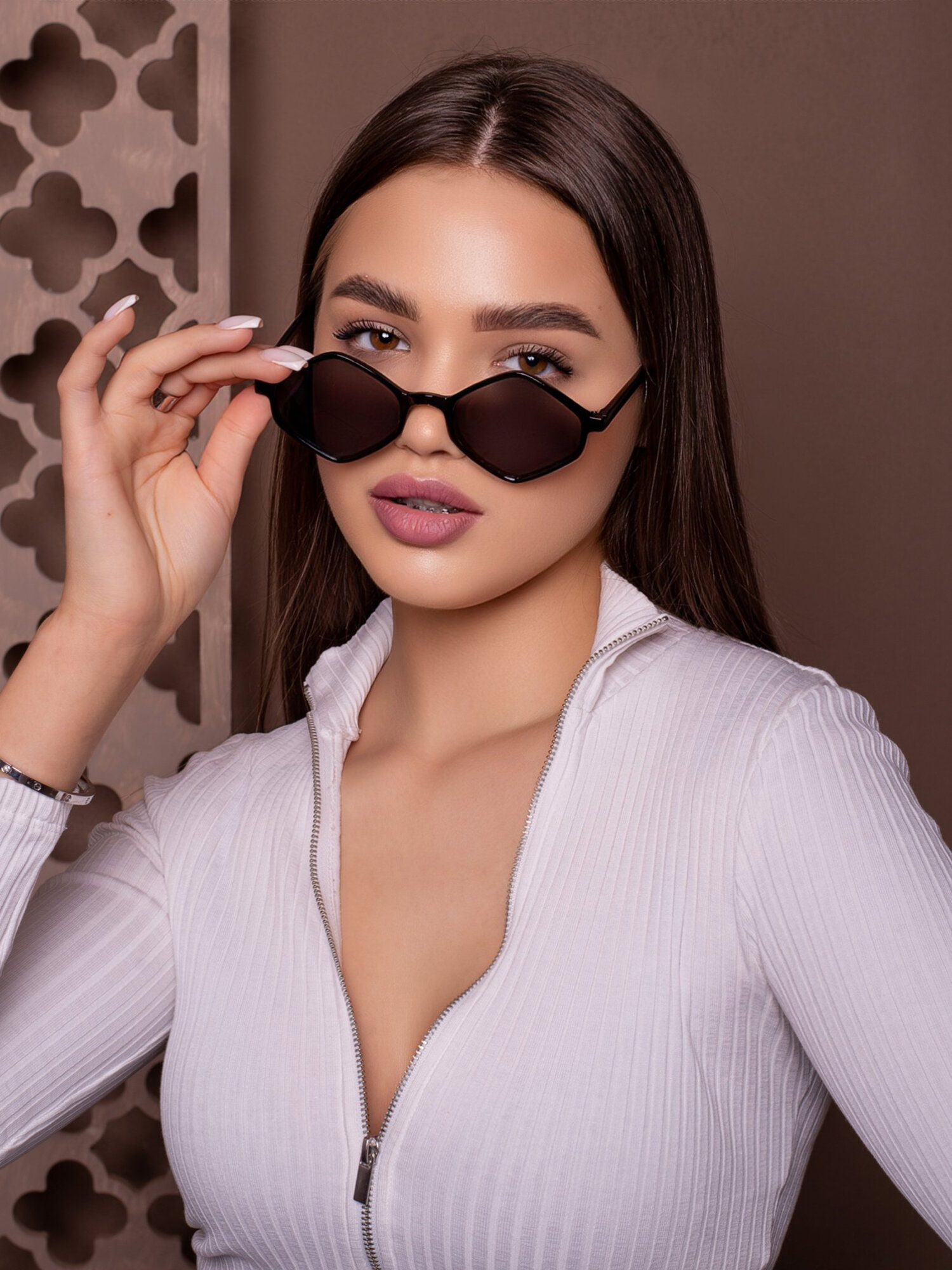 Солнцезащитные очки Zabologen, фиолетовый — фото 1