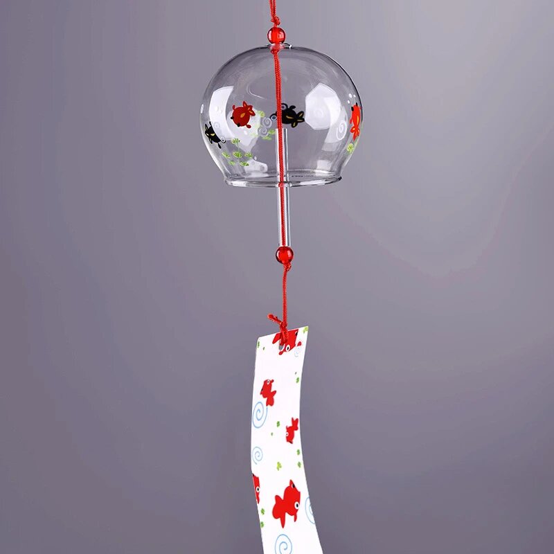 Японский стеклянный колокольчик Furin, Goldfish