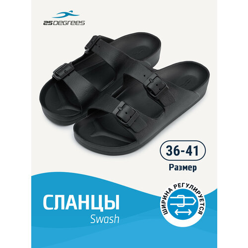 фото Шлёпанцы 25degrees, размер 40, black