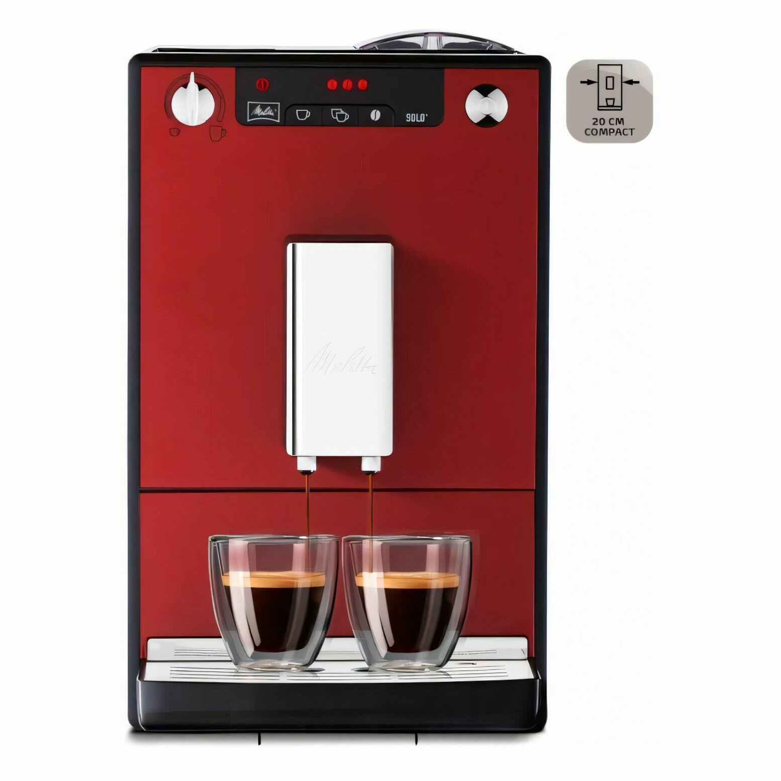 Автоматическая кофемашина Melitta Caffeo Solo E 950-204, красная — фото 1