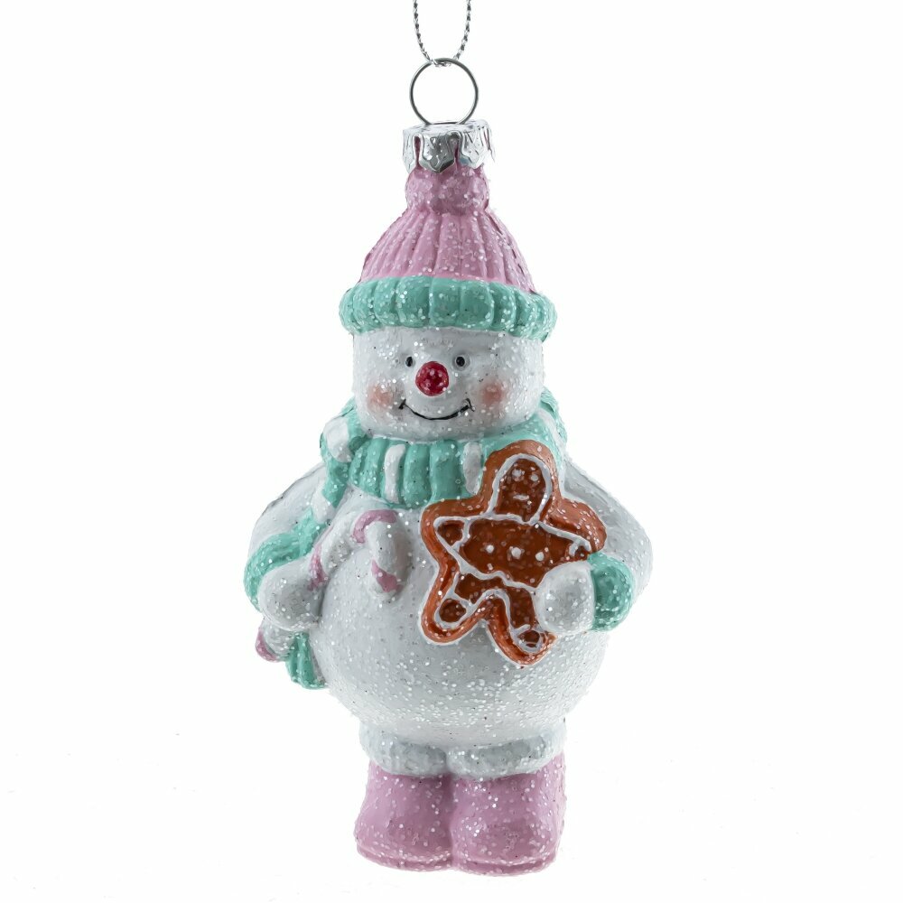 Украшение новогоднее "Снеговик", L6,4 W5,2 H11 см