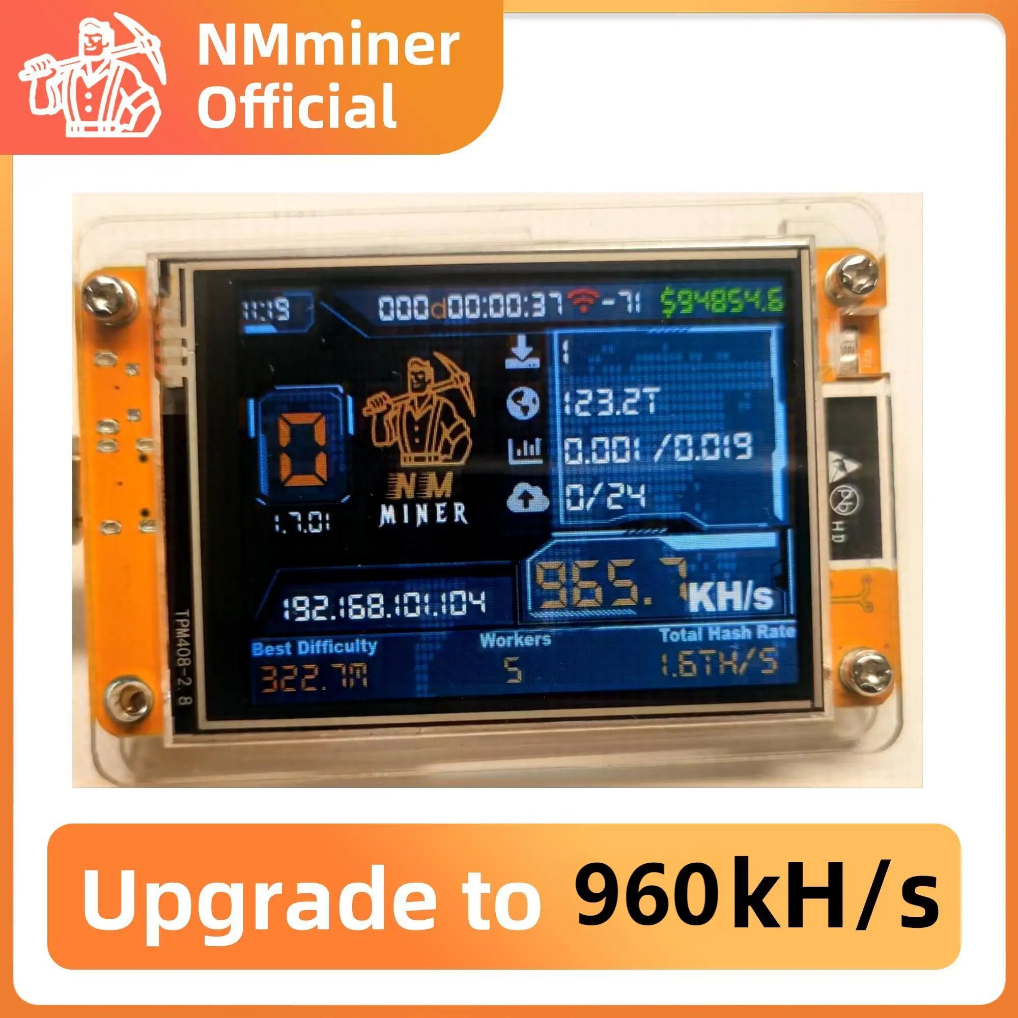 NMMiner NerdMiner CYD криптомайнер — фото 1