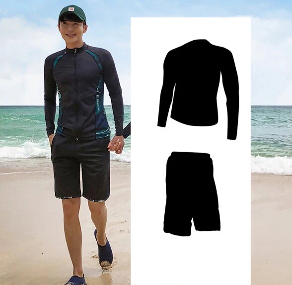 Рашгарды Bswemek для плавания мужские и женские UPF 50+