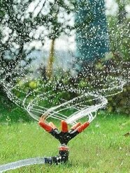 Автоматический садовый разбрызгиватель, 360 градусов, для садовой системы поливы газона