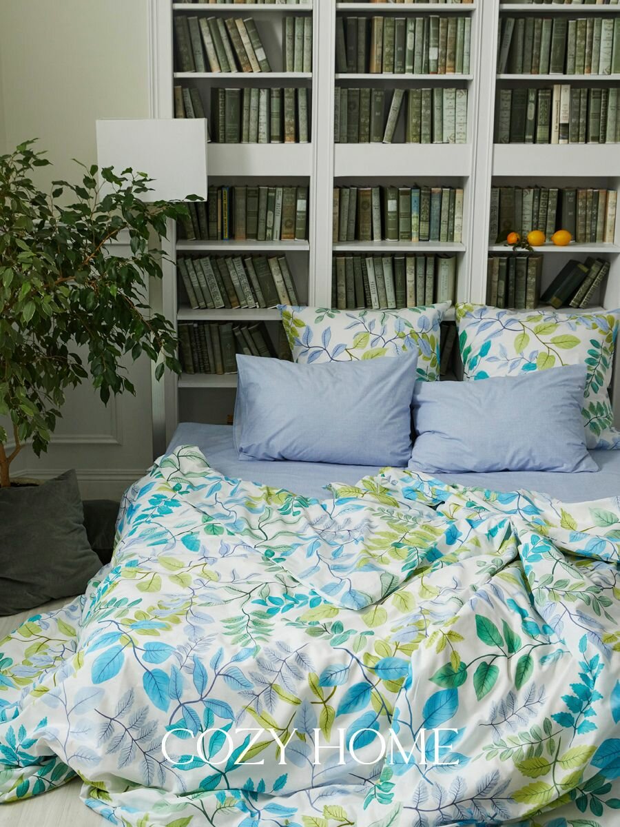Постельное белье Семейное Cozy Home, Поплин, 2 нав. 50х70, Primavera