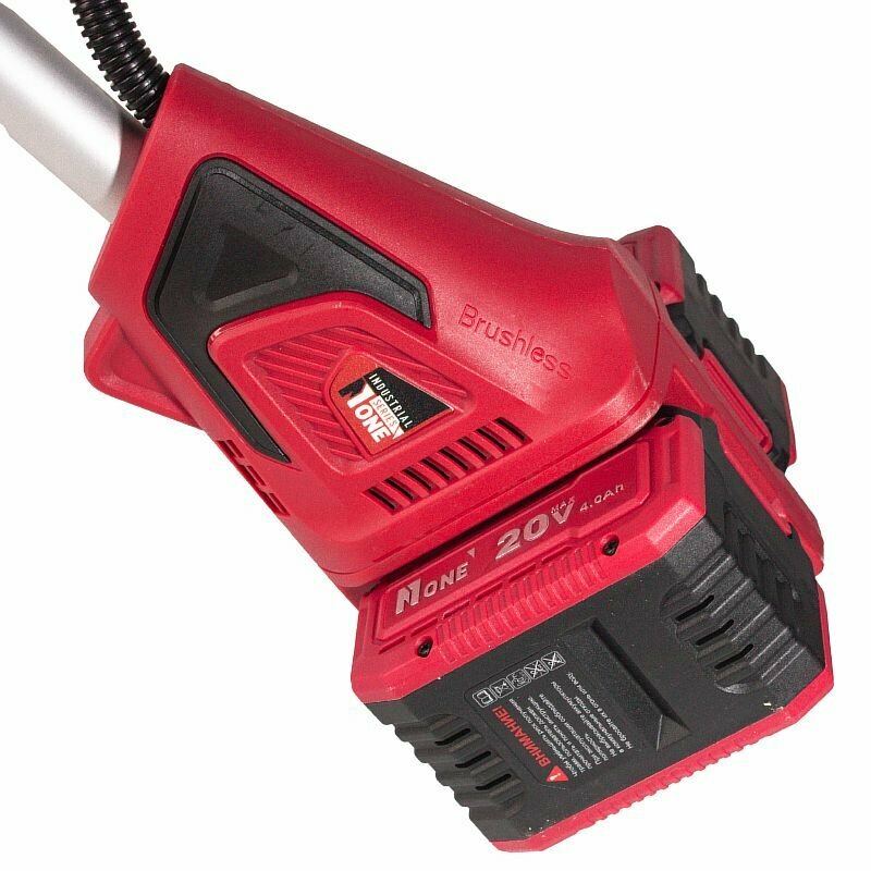 Триммер аккумуляторный бесщеточный Number One TR300-40/4.0-PRO-B (40(20+20Вт) 2 акк 4,0Ah,6500 об/мин,2катушки+диск) №1 — фото 1