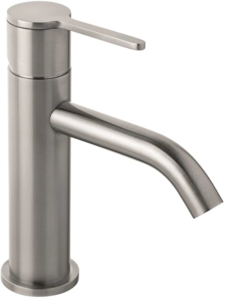 Смеситель для раковины Emmevi Filoinox 85003/IN с донным клапаном, нержавеющая сталь