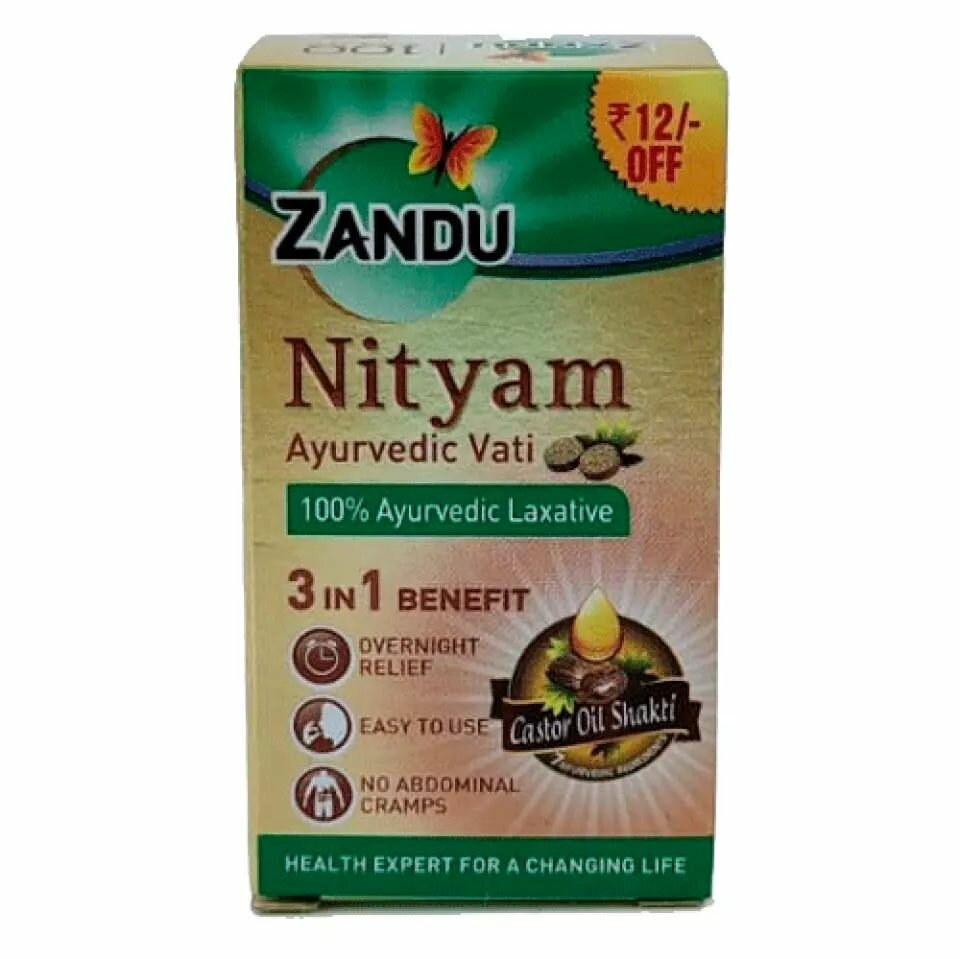 Нитьям Занду - слабительное / Nityam Zandu 30 табл