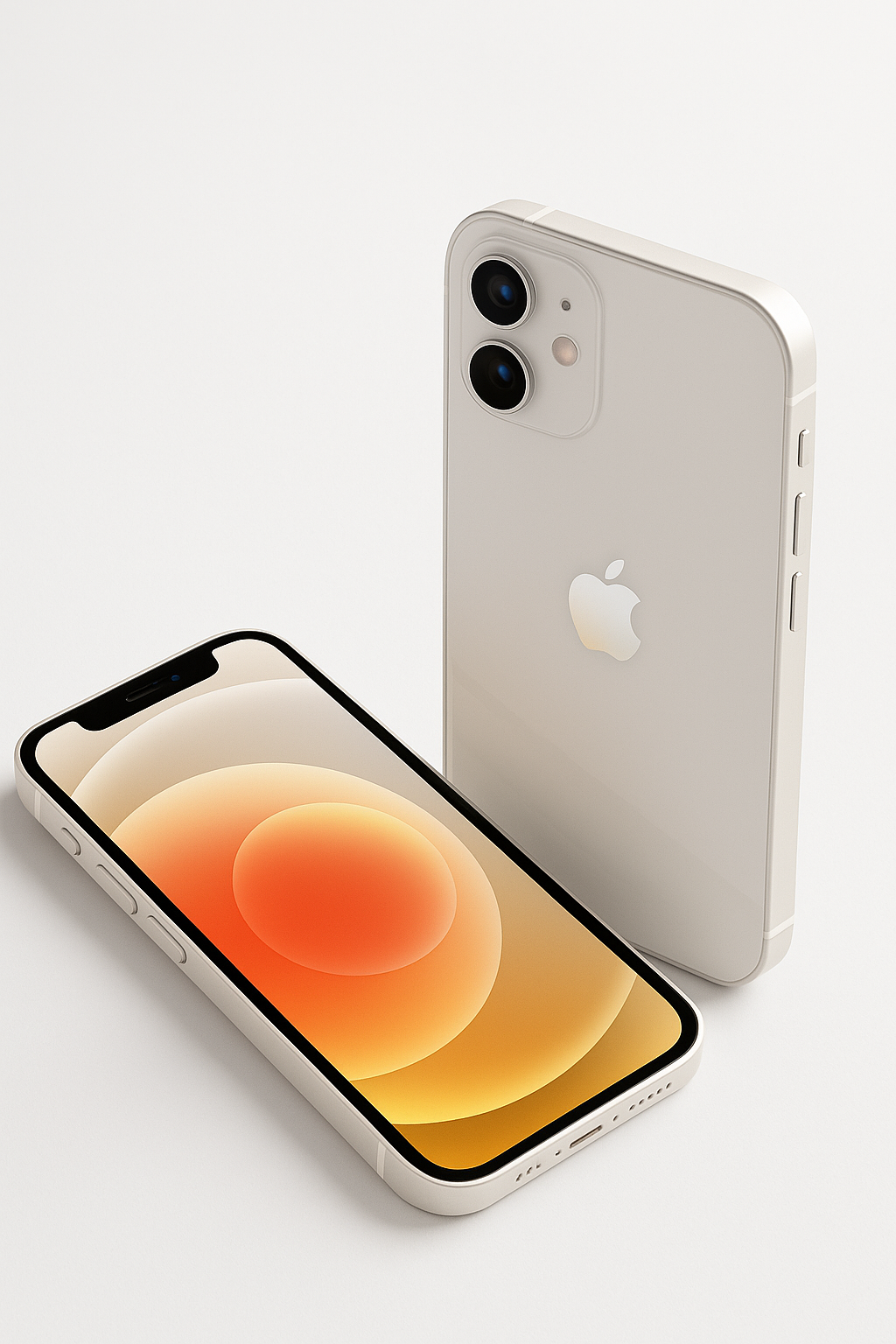 Новый Запечатанный Телефон Apple iPhone - Айфон 12 128 ГБ, цвет белый — фото 1