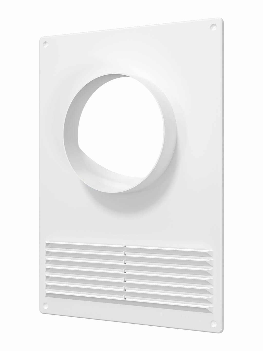 Площадка торцевая птпр фланец D100 решетка 180х250 пластик ERA