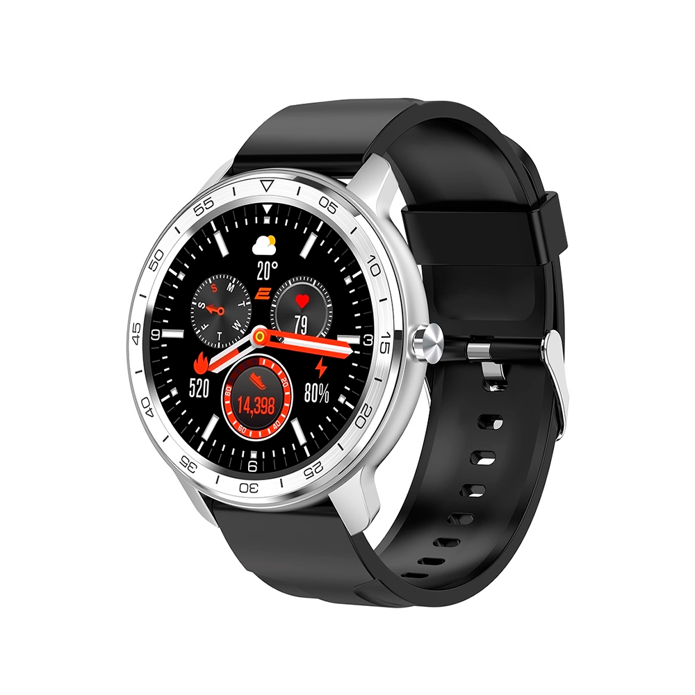 Смарт-часы 2E Alpha X, AMOLED-экран, 46 mm, серебристые, влагозащита