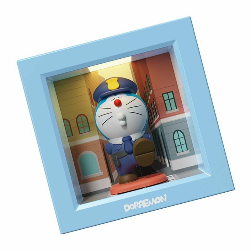 Декоративный ночник-светильник Xiaomi Rock Doraemon 1973 Дораемон Полицейский