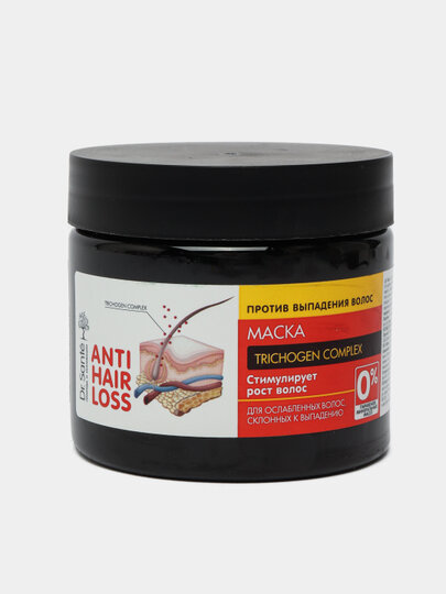 Маска для волос против выпадения Anti Hair Loss Dr.Sante / 300 мл