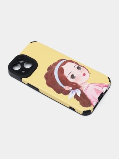 Чехол для iPhone X/XS "Принт", ударопрочный, защита камеры, soft touch — фото 1