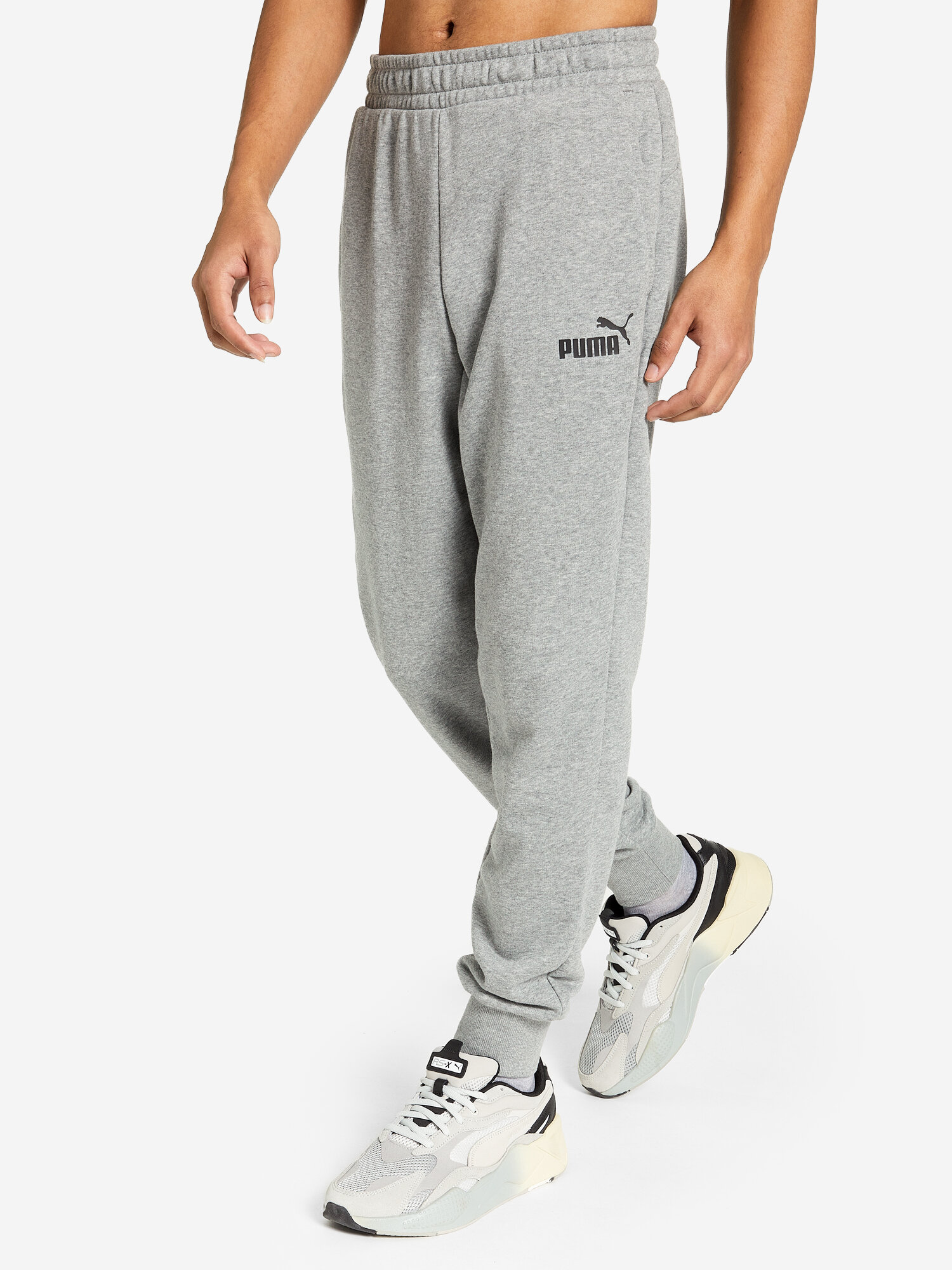 Брюки спортивные PUMA, размер L, серый