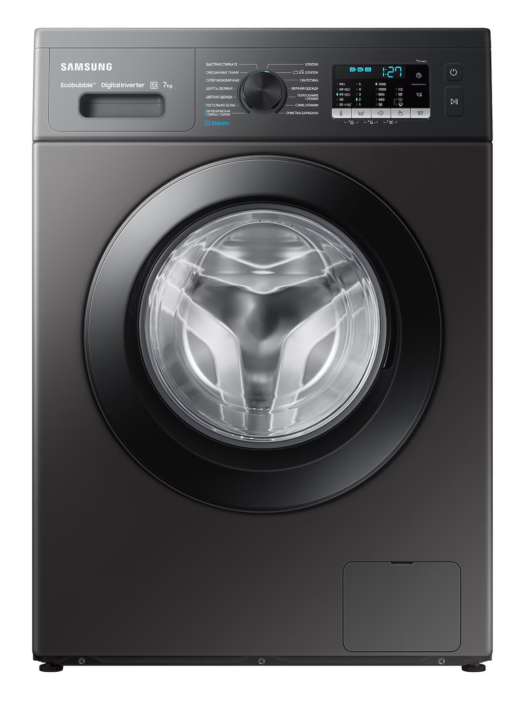 Стиральная машина Samsung WW70AG5S21CXLD, 7 кг, 1200 об/мин, серая