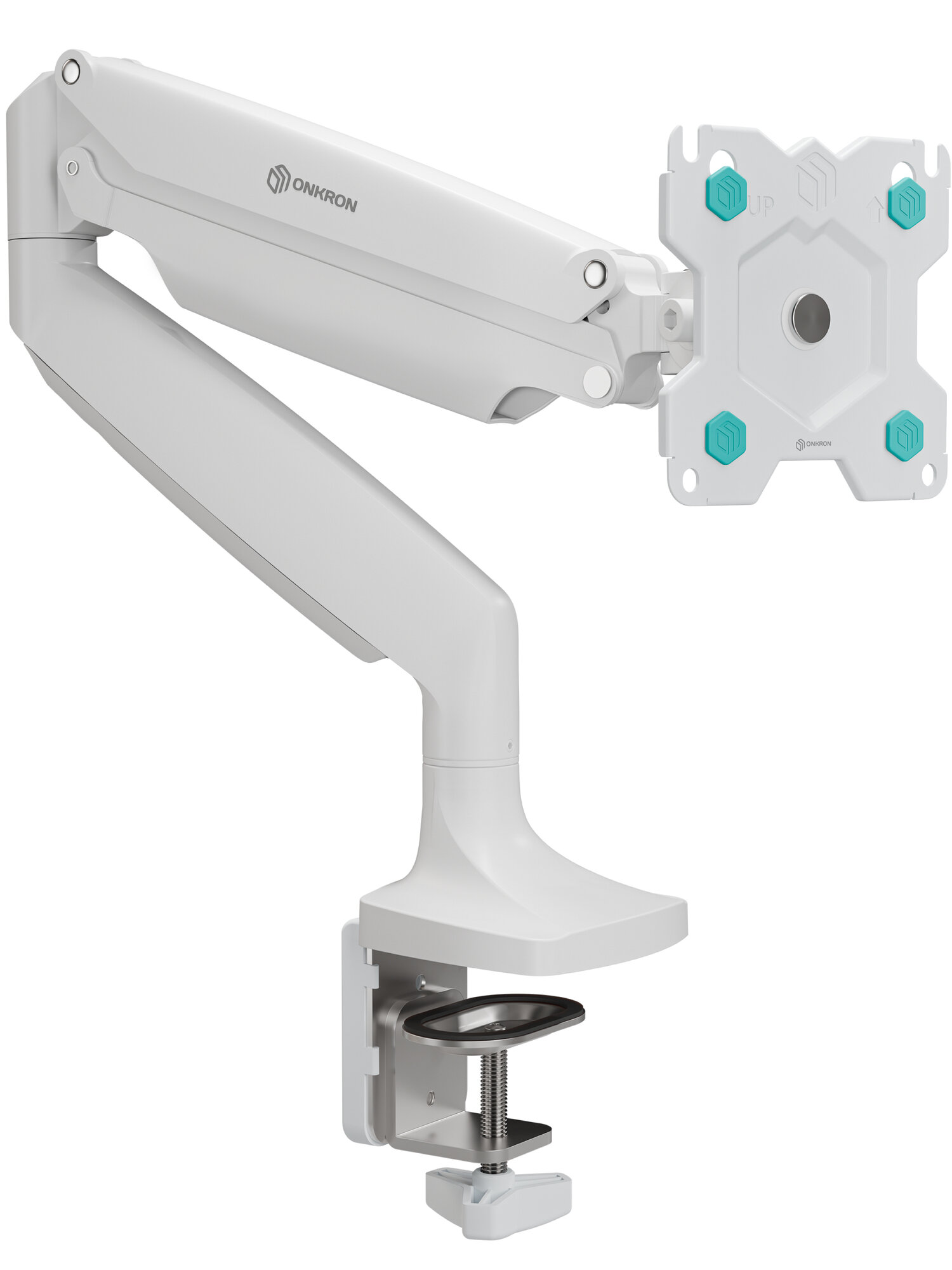 Кронштейн для монитора ONKRON G100 для монитора 13"-32" настольное, до 9 кг, газлифт, белый