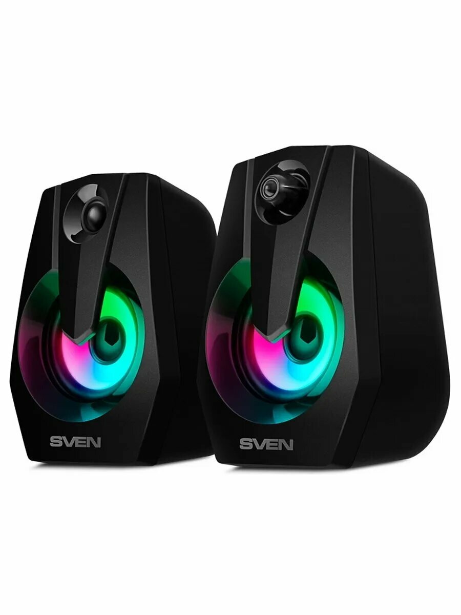 Колонки Sven 370 2.0 черный 6Вт