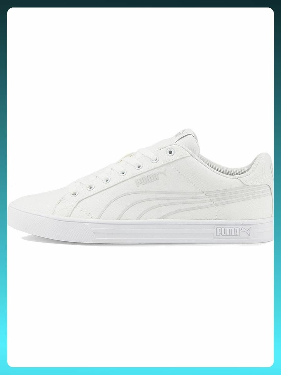 Кеды PUMA Smash Vulc v3 Lo CV, размер 44 EU, белый
