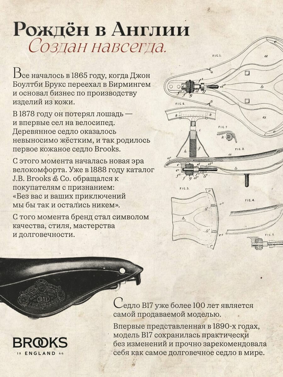 Ремень для велосипедной сумки Brooks Shoulder Strap, полиэстер, Black — фото 1