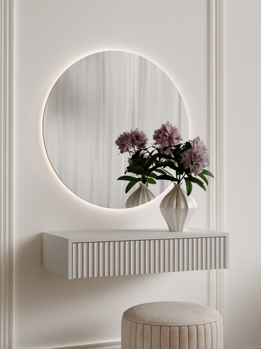 Изображение товара Туалетный столик подвесной консоль Этьен, ЛДСП, МДФ, 70х35х15