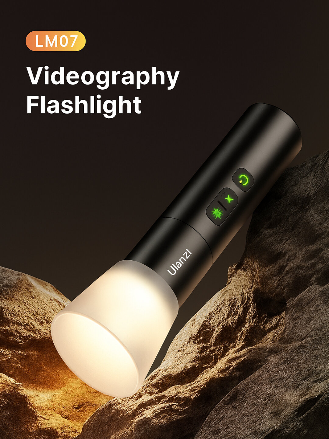 Проектор ULANZI LED — портативный, 3 режима света, с USB зарядкой