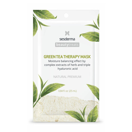 SesDerma Beauty Treats Маска увлажняющая Green tea therapy 50 г 25 мл 721₽