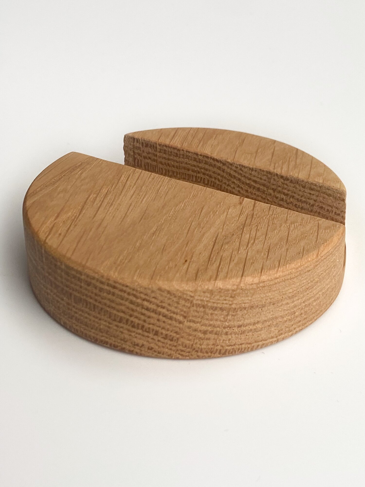 Картинки Подставка органайзер держатель для телефона ECLI, для iPhone, Samsung, Xiaomi и других моделей, 8x8 см, дуб