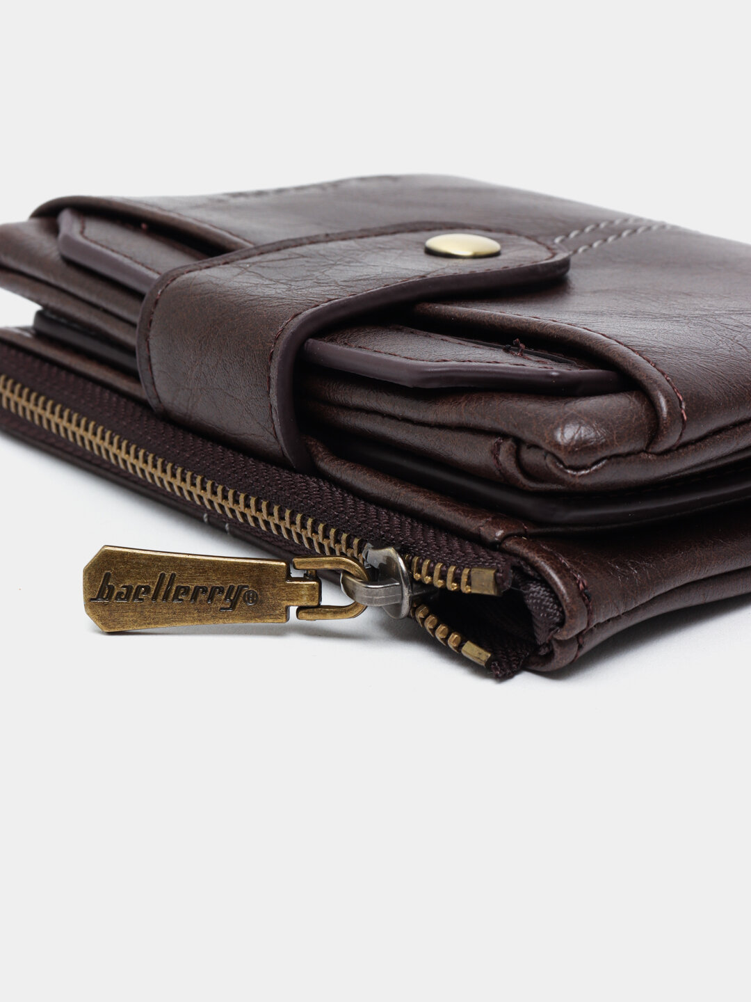 Портмоне baellerry, фактура гладкая, кофейный — фото 1