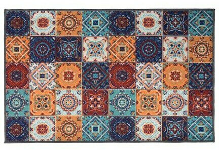 Коврик влаговпитывающий "Velur" 50*80 см "Арабески", "VORTEX"