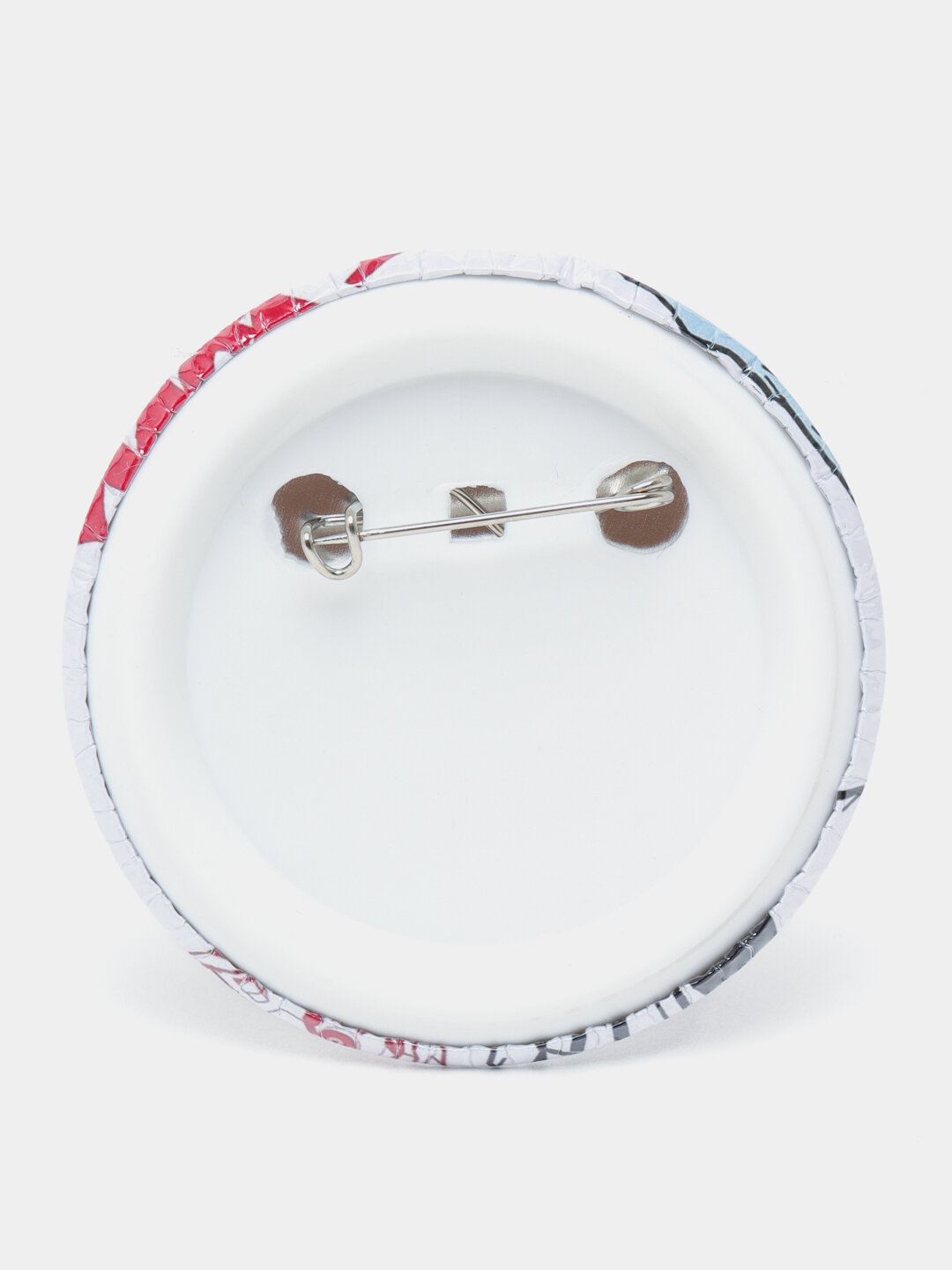 Брошь, 1 шт., бело-голубой — фото 1