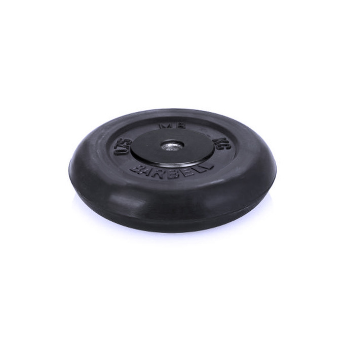 Диск обрезиненный MB Barbell d 26 мм чёрный 0,75 кг