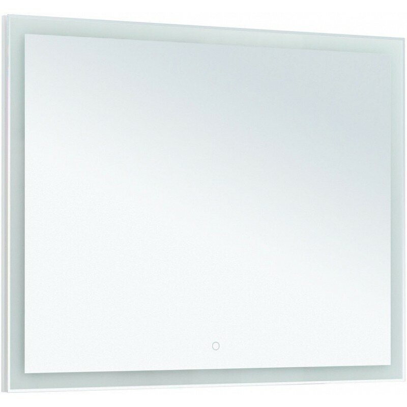 Зеркало Aquanet Гласс 100 LED 274134 белый - фото №1
