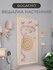 Настенная деревянная вешалка Bogacho Heri с металлическими крючка...