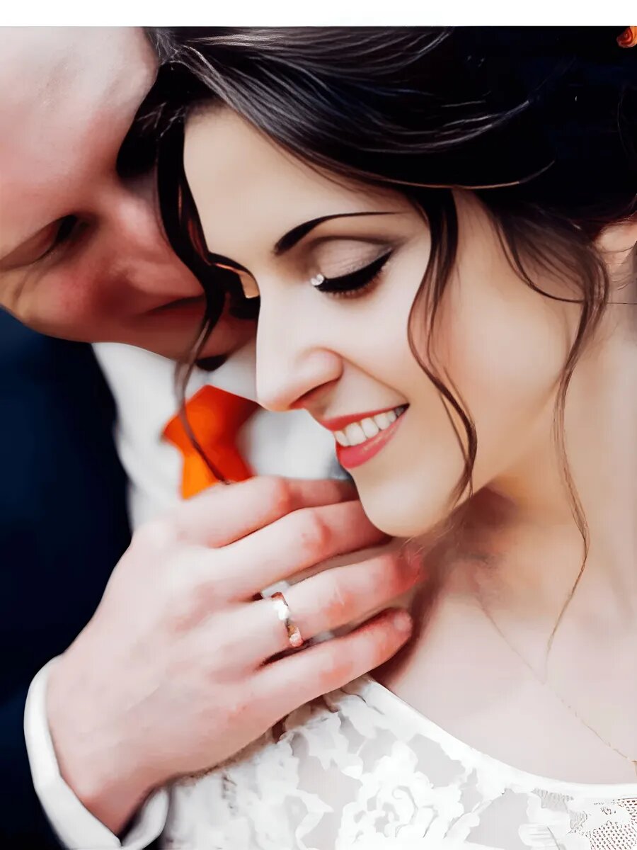 Кольцо обручальное SharmGlow, размер 16, ширина 5 мм, розовое золото — фото 1