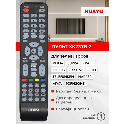 HBX051 Пульт для телевизоров разных брендов 400₽