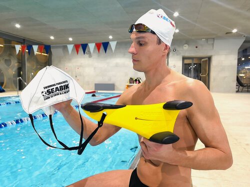 Изображение товара Колобашка для плавания SEABIKE Swim Wings Parachute, с парашютом, EVA, гидродинамичная