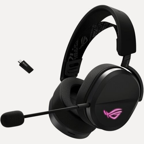 Изображение товара Игровые наушники Asus A501 ROG PELTA, проводные (USB), черный